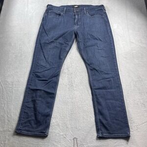 Paige Jeans Mens 36x30 Blue Federal Slim Straight Leg Stretch Dark Wash Denim